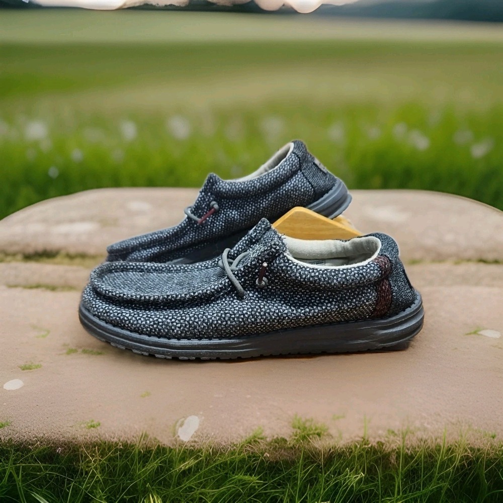 Hey Dude Wally Slip-On Shoes Men's Size 7 Magnet Gray Casual Boating Dock